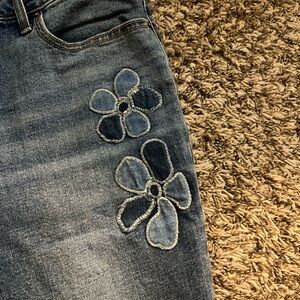 Old Navy Blue Floral Women's Jeans